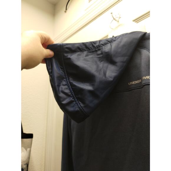 Under Armour Size S Coldgear Infrared Shield 3-Way Stretch Zip-Up Hooded Jacket - Picture 3 of 10